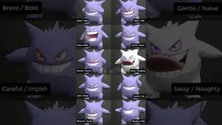 What If GENGAR had different animations depending their Natures ? #pokemon #pokemontcg #pokemongo