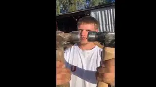 Banging Hammers Heads Against Each Other