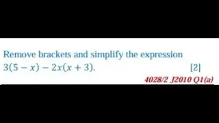 Algebraic Expansions Qn 1 - Removing Brackets | ZIMSEC O Level Maths | Explained in Shona