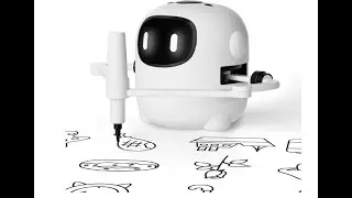 Drawing Robot for Kids with 150 Cards, Voice Interactive Educational Drawing Machine,