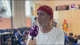 مسرح الطنطورة ووزارة الثقافة ينظمان عرض مسرحي بعنوان: ناطور الطنطورة في مدرسة خالد بن سعيد