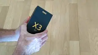 Poco X3 NFC unboxing in Electric Blue colour