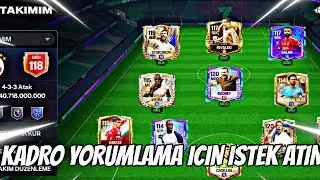 KADRO YORUMLAMA İ&Ccedil;İN İSTEK ATIN | FC MOBİLE 26 PAKET A&Ccedil;ILIMI |