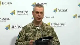 Andriy Lysenko. Ukraine Crisis Media Center, 1st of February 2016