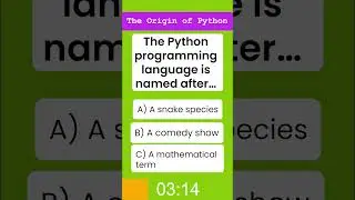 🐍 Python Quiz Time: Who's Python's Secret Inspiration? 🕵️‍♂️  
