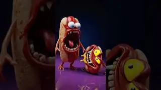 Weird 3D Hotdog Cartoon 😅 | Funny Horror Animation  #3danimation