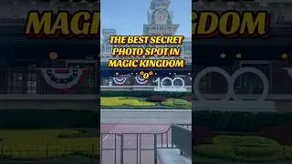 The best photo spot in Magic Kingdom #disneytips #disneyhacks #magickingdom #disneyworld #wdw