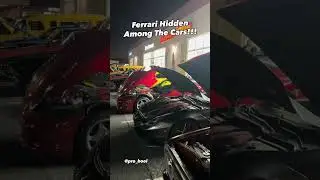 Ferrari спрятан среди машин!!!