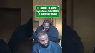 Джейлен Браун слишком смешной мужик 😂 Спрашивает Леброна, стоит ли ему ехать в Турцию или нет 🇹🇷😭