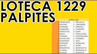 LOTECA 1229 - PALPITES DOS 14 JOGOS!!!