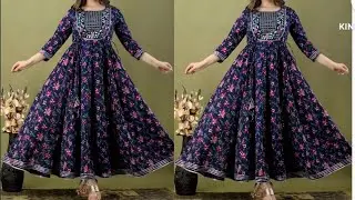 High  umbrella kurti stitching | high low kurti kaise banaye | high low kurti banane ka tareeka