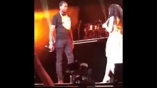 Meek Mill and Nicki Minaj Kissing