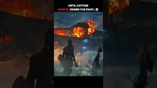 Captain Marvel Slayed Both The Entry & Thanos Mothership...🔥💀