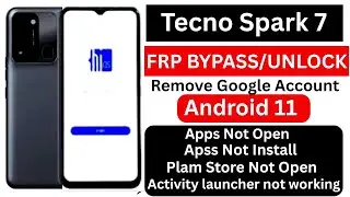 Tecno Spark 7 FRP Bypass Without SIM, Xshare or App Install | Google Lock Remove 2025