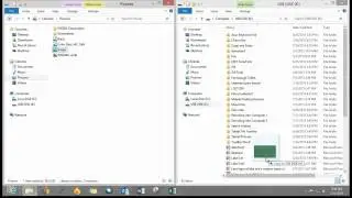 How to copy/paste specific files from a Windows 8 computer to a flash drive or external hard drive