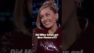 Does Miley Cyrus have new Veneers ? 😱🦷 #mileycyrus #mileycyrusedit #veneers #celebritysmile #teeth