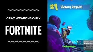 These guns are so weak! - Fortnite Battle Royal [PS4 Pro]