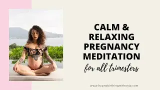 10 MIN CALM HYPNOBIRTHING MEDITATION (guided) | pregnancy relaxation | prenatal mindfulness :)