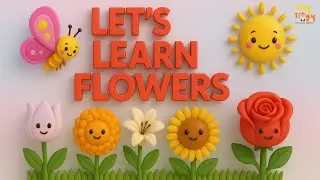 🌺 Learn Pretty Flowers 🌼 | Kids Song | Nursery Rhyme Kids 🌼| Flowers Song for Kids