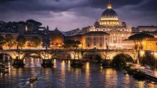 ⏳ Rome Rain at Night (11:59:30) | Dark Screen + Rain Sounds for Sleep, Study, Focus