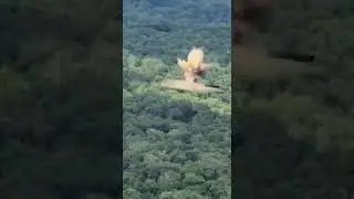 &iexcl;Se LANZA en TIROLESA y ocurre una EXPLOSI&Oacute;N INESPERADA en medio de la selva! 😱💥🌲 #shorts