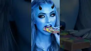 Apple chocolate Eating ASMR | Loud Crunchy Sounds | No Talking