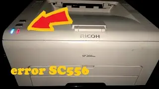Ricoh SP 200Nw Горит красным. Сброс ошибки SC556 (c0)