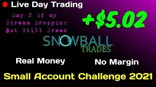 🔴Day Trading Live 2021!  Day 39: +$5.02(SLGG)