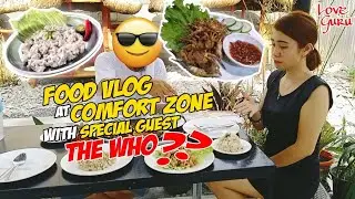 1ST FOOD VLOG @ COMFORT ZONE BAR AND RESTAURANT W/ A SPECIAL GUEST, (THE Who??) / LOVE GURU