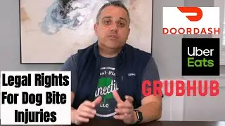 DoorDash, UberEats, GrubHub Delivery Drivers And Dog Bite Injuries Legal Rights