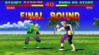 Tekken 1- Wang Oynanış ve Bitiş Hikayesi (PS1)(4K)