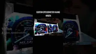Custom Modifikasi Speedometer Kijang Krista LGX Kapsul