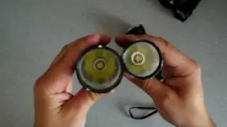 sst-90 1x26650 torchlite shooter (jm07) VS uf c88 VS mte sf-15  size comparation