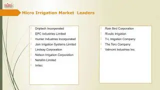 Micro Irrigation Systems Market Research Report | Axiom MRC