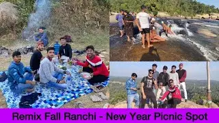 Remix Fall Ranchi | Best Picnic spot for New Year | Cooking Jharkhandi Handi Chicken @Nitishcuisine