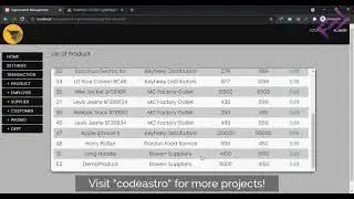 Supermarket Management System in PHP MySQL with Source Code - CodeAstro