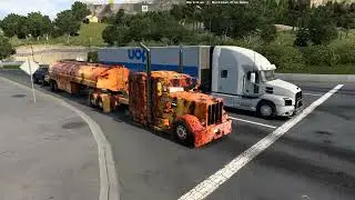 American Truck Simulator Peterbilt 389 Viper's  Tank Trailer Aspect rouille ATS