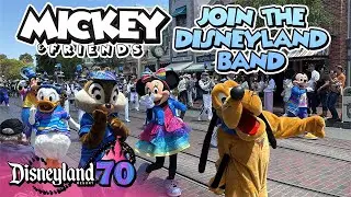 March Along with Mickey & Friends in 70th Anniversary Costumes at Disneyland