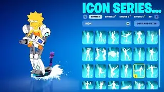 ALL FORTNITE ICON SERIES DANCES & EMOTES