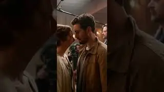 BTS of a kissing scene in movie