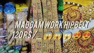buy maggam work hip belt Only 120 rs || Begum bazar wholesale shop