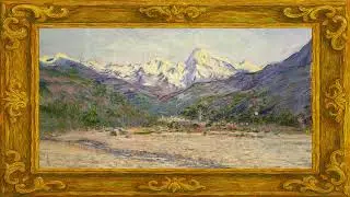 Claude Monet Alpine Landscape &ndash; 2 Hour 4K Frame TV Art for Relaxation, Home Decor & Ambient Display