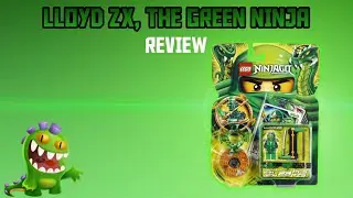 LEGO Green Ninja, Lloyd ZX Spinner Review, Set 9574 Ninjago
