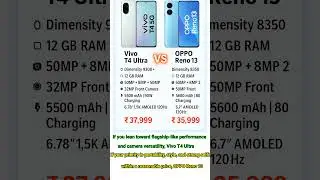 Vivo T4 Ultra vs OPPO Reno 13 🔥 Full Comparison | Best Phone Under ₹ 40000