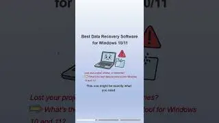 Data Recovery on Windows 11/10 | Best Software #software #data #recovery #windows #tools