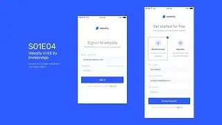 Velocity UI Kit - Login & Register - React Native