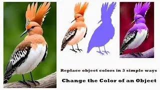 Changing the color of an object in Photoshop - Replace object colors - Change Any Color in Photoshop