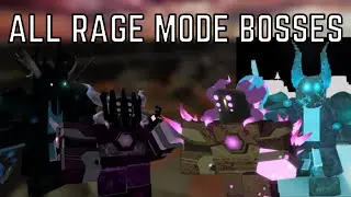 All Rage Mode Bosses || Tower Defense Simulator