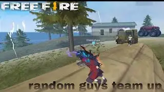 Free fire game play video//team up with two random guys @TechnoNoobOfficial #freefire 