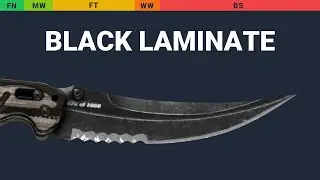 Flip Knife Black Laminate - Skin Float And Wear Preview